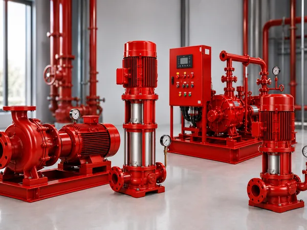 Fire fighting pump sets with jockey pump and controller